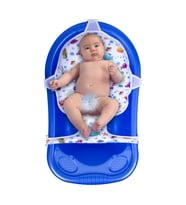 Sevi Bebe Desenli Çok Fonksiyonlu Bebek Yıkama Filesi-Minderi - Akvaryum Desen (Standart)