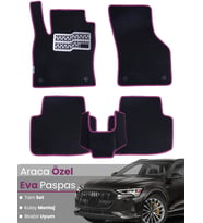 AUDİ E-TRON (2018-2024) Uyumlu EVA Paspas Tam Set–Araca Özel,Su Geçirmez,Kolay Montaj