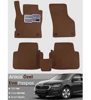 SKODA OCTAVİA NX (2020-2024) Uyumlu EVA Paspas Tam Set–Oto Paspas,Araca Özel,Kolay Montaj