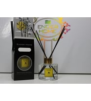 Melon Oda Kokusu Çubuklu 120 ml Cam Şişe Ev Otel Ofis Oda Parfümü (Şeffaf)