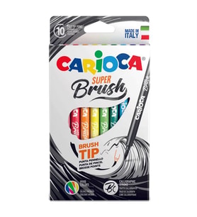 Carioca Super Brush Keçeli Kalem 10'Lu 42937