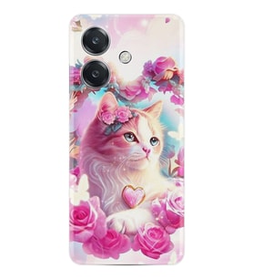 Oppo A3 Kılıf Boutique Baskılı Resimli Güzel Kedi Pcode -037