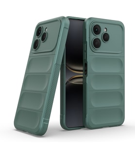 Tecno Spark 40 Uyumlu Kılıf Esnek TPU Oyuklu Arka Yüzey Tasarımlı Zore Etnik Silikon Kapak
