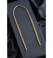 Hematit Doğal Taş Mat Antik Sarı Yassı Balık Sırtı Kesim 5x4mm Dizi [AA]