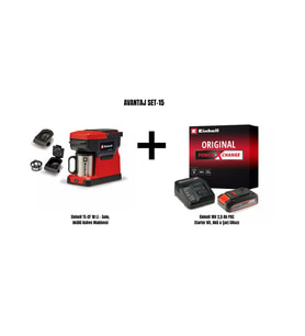 Einhell Set-15 (Einhell TE-CF 18 Li Akülü Kahve Makinesi+Einhell 18V 2,5 Ah Akü & Şarj Cihazı)
