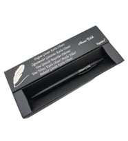 Signator® C527 Slim Mat Siyah Tükenmez Kalem  İsme Özel Kalem  Hediyelik Kalem (Karışık)