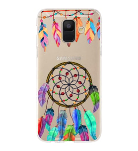 PrintiFy Samsung Galaxy A6 2018 ile Uyumlu 1mm Slim Fit Nazar Boncuğu 6 Baskılı Şeffaf  Kılıf