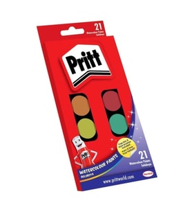 Pritt Sulu Boya Büyük Boy 21 Renk Sulu Boya