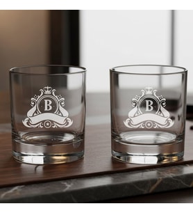 Sevgiliye Özel Hediyelik 2’li Lowland Scotch Kişiye Özel Viski Bardağı Seti