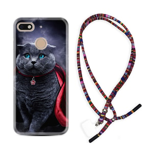 General Mobile GM8 Go GM9 GM20 Pro Plus Kılıf Boyun Asklı Rasta Silikon Super Cat 1666