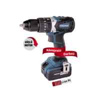 20 Volt Çift Akülü Darbeli Şarjlı Matkap 2 Yıl
