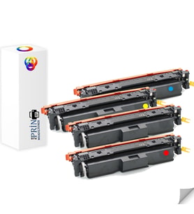 Canon i-SENSYS MF754Cdw Muadil Toneri Takım 4 Renk CRG-069  (Mavi-Siyah)