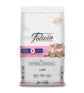 Felicia Düşük Tahıllı Kuzulu Yavru Kedi Maması 12 kg