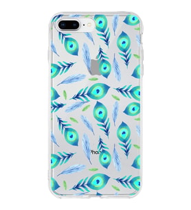 PrintiFy Apple  iPhone 7 Plus ile Uyumlu 1mm Slim Fit Nazar Boncuğu 3 Baskılı Şeffaf  Kılıf