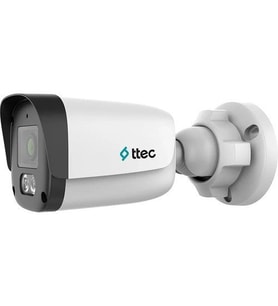 Ttec IPBP-2330M-M(B) 2mp 2.8mm Sabit Lens 30MT IP67 Poe H.265+ Dahili Mikrofon Bullet Ip Kamera (Beyaz)