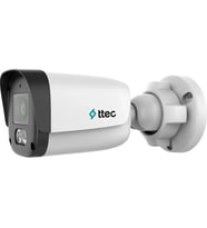 Ttec IPBP-2330M-M(B) 2mp 2.8mm Sabit Lens 30MT IP67 Poe H.265+ Dahili Mikrofon Bullet Ip Kamera (Beyaz)