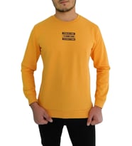 Erkek Büyük Beden Sıfır Yaka Sweat BGL-ST00819 (SAFRAN)