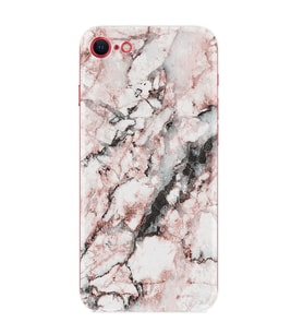 Apple iPhone 5 6 7 8 Plus Se XR Kılıf Desemli Silikon Colorfull Marble 2 1389