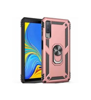 Samsung Galaxy A7 2018 Uyumlu Kılıf Zore Vega Kapak (Rose Gold Altın)