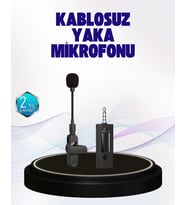 360 Derece Ses Algılamalı Type C Şarjlı Yaka Mikrofonu