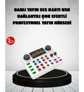 Canlı Yayın Ve Karaoke İçin Profesyonel Ses Kartı Bluetooth Destekli