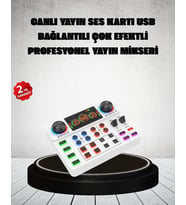 Canlı Yayın Ve Karaoke İçin Profesyonel Ses Kartı Bluetooth Destekli