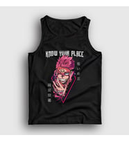 Presmono Unisex Siyah Know Your Place Sukuna Jujutsu Kaisen Atlet 431078tt
