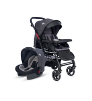 4 Baby Active Plus Travel Sistem Bebek Arabası (Siyah)