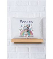 Pia Baby Premium %100 Pamuk İsme Özel Kız Bebek Yastık Kılıfı 35*45 cm 5083-12