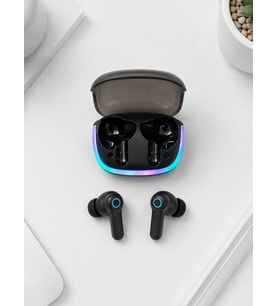 Bluetooth 5.4 TWS Kablosuz Kulaklık Quad ENC Mikrofonlu RGB Şarj Kutulu HD Ses