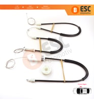 Mercedes SL R230 2001-2012 2-Kapı Convertible Roadster A2307200446 İçin Sağ Cam Kriko Tamir Seti