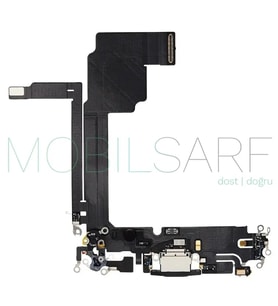 APPLE İPHONE 15 PRO MAX ŞARJ SOKETİ FİLMİ FLEX (SİYAH)