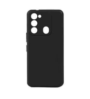 Kvy Tecno Spark 8C Biye Silikon Kılıf (Siyah)