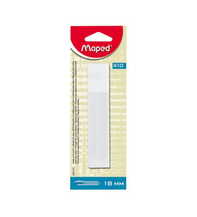 Maped Maket Bıçağı Yedeği 10’lu 18 mm 640721