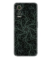 General Mobile GM 21 Pro GM 22 Pro Plus Kılıf Desemli Silikon Sarmaşıklar 1675