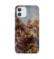 Iphone 11 Uyumlu Sanatsal Tasarımlı Şeffaf Telefon Kılıfı
