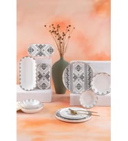 Acar Ethnic 27 Parça 6 Kişilik Yemek Takımı SR-05126
