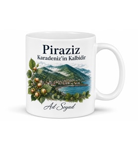 Piraziz Karadeniz Ruhu Giresun Hatırası Kahve Kupası Hediye Bardak