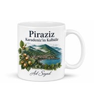 Piraziz Karadeniz Ruhu Giresun Hatırası Kahve Kupası Hediye Bardak
