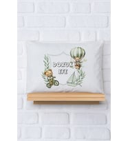 Pia Baby Premium %100 Pamuk İsme Özel Erkek Bebek Yastık Kılıfı 35*45 cm 5038-12