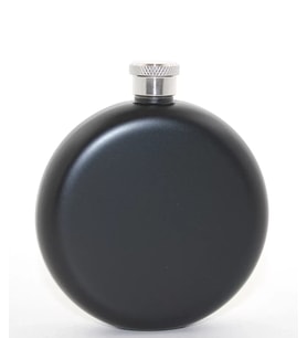 Paslanmaz Çelik Yuvarlak 5 Oz Tekli Matara Alk2678