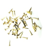Klips, Menteşe, Ayağı Çivisi 7mm Çelik - Sarı 100gr