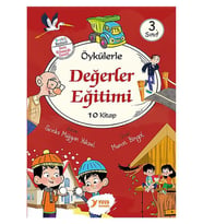 3. Sınıflar İçin Öykülerle Değerler Eğitimi Seti 10 Kitap