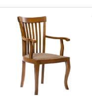 Sandalye19844 Zus 2057 Aslan Ayak Çıtalı MODEL Tam Kolçaklı Kayın Ceviz El Yapım
