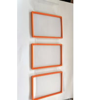 ETİKETLİK FİYATLIK - PLASTİK ASKILI EMLAK VİTRİN ÇERÇEVE 30AD ( STOKTA 8 RENK)