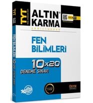 TYT Fen Bilimleri Tamamı Video Çözümlü 10x20 Deneme Sınavı Altın Karma