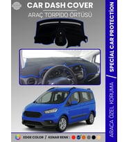 FORD COURİER (2020+) Torpido Örtüsü Ön Göğüs Torpido Koruma Tam Uyum Çatlamayı Önler Kolay Montaj