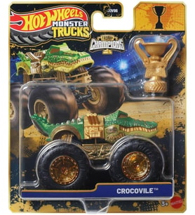 Hot Wheels Jdv96 Monster Trucks Big Foot Trophy Şampi̇yonlari Tekli̇ Araba - Crocovile Jmv69-Jdv96