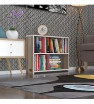 Kenzlife kitaplık süper ga 060*80*19 crd 2 katlı tek bölme ofis mutfak banyo dolabı arkalıksız (Karışık)