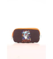 Kaukko Kids 3 Bölmeli Kalem Çantası Cube Shark Siyah L8175